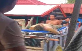 Polisi Tewas Ditembak dan Dikeroyok di Kampung Narkoba Kalteng, sempat Dievakuasi Pakai Gerobak