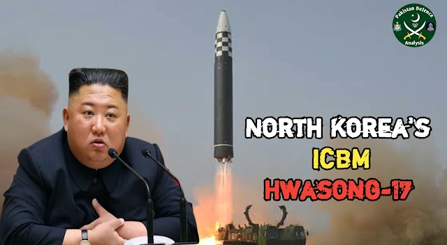 North Korea successfully tested its Hwasong -17 intercontinental ballistic missile