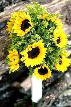 Sunflower Wedding Bouquets