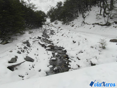 Subida glaciar Martial