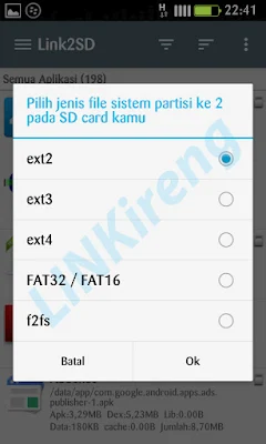 Cara Memindahkan Aplikasi Ke SD Card Menggunakan Link2SD Plus