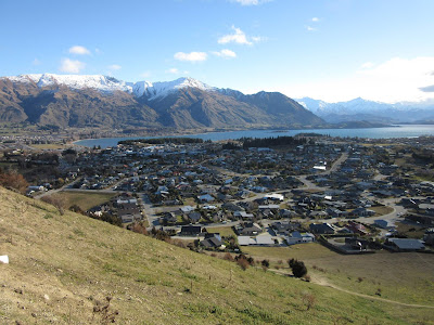 Vistas de Wanaka desde Iron Mountain, Nueva Zelanda