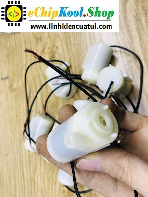 Máy bơm mini bơm chìm siêu nhỏ 3V-5V bơm mạnh và êm lưu lượng 96 lít một giờ