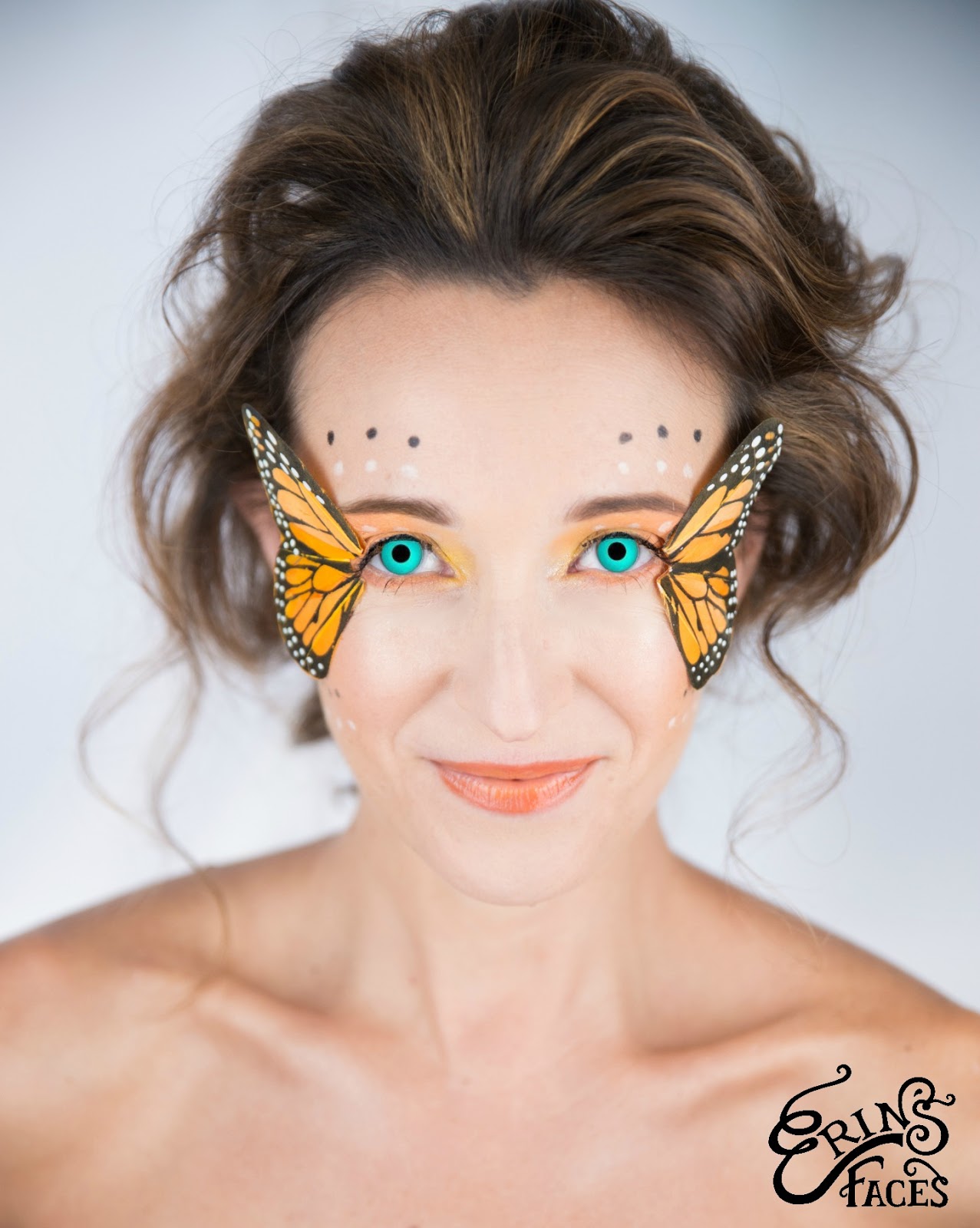 Erins Faces Butterfly Fairy Halloween Makeup Tutorial