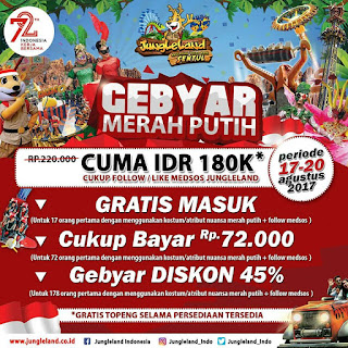 Promo JungleLand Agustus 2017