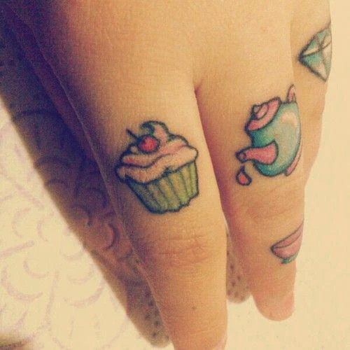 tatuajes de cupcakes