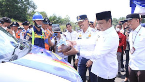 Pj Walikota Launching Mobil Layanan Cepat LPJU dan Bus TMP Gratis Bagi ASN