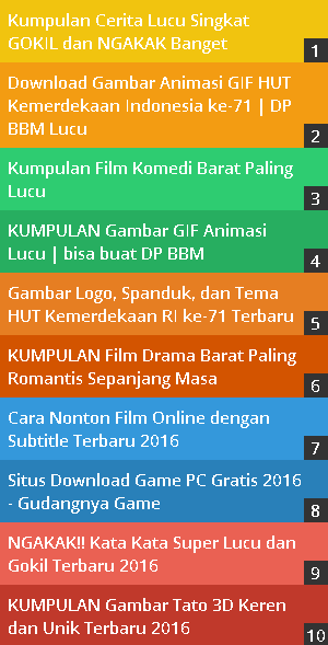 widget popular posts berwarna