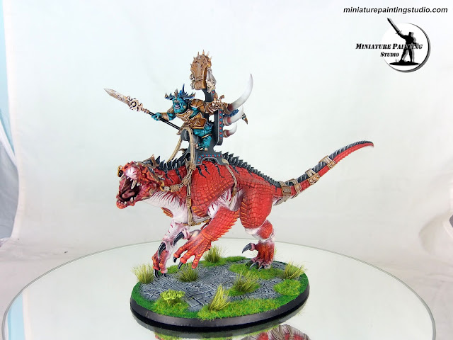 saurus oldblood on carnosaur age of sigmar seraphon