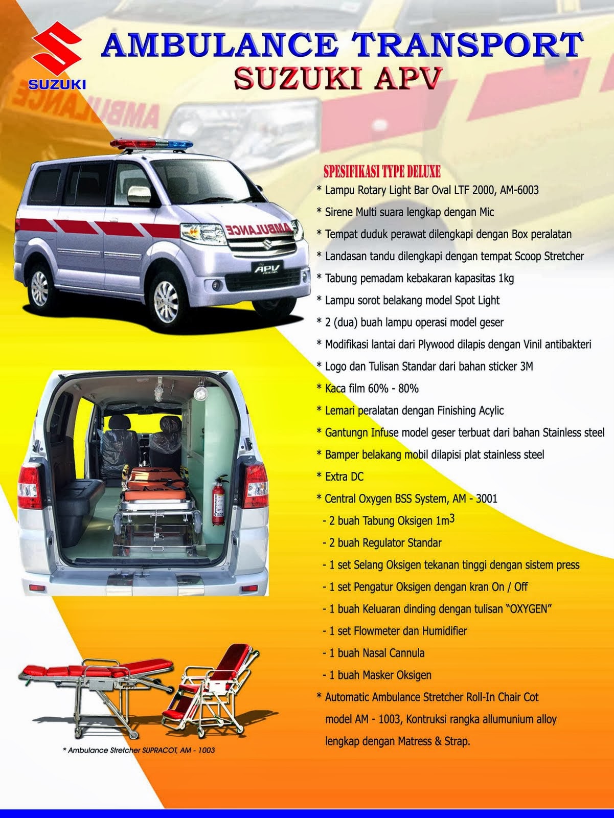 Paket Kredit Mobil Suzuki APV  Ambulance