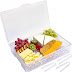 Ice Chilled Party Platter - Large Removable Serving Tray and Hinged Lid