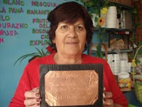 Homenaje a Yolanda "Chiquita" Parra, ex intendenta de Piedra del Aguila.-