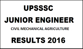 UPSSSC JE Result 2022 Junior Engineer 2016 Selected Candidate List