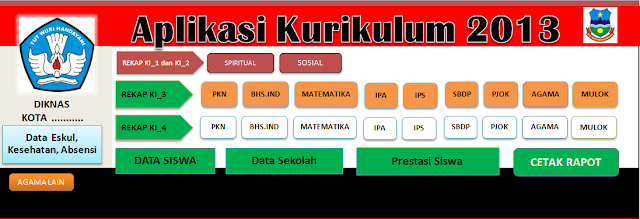 https://soalsiswa.blogspot.com- Aplikasi Raport Kurikulum 2013 SD