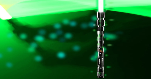 Spyder 3 powered LaserSaber from Wicked Lasers