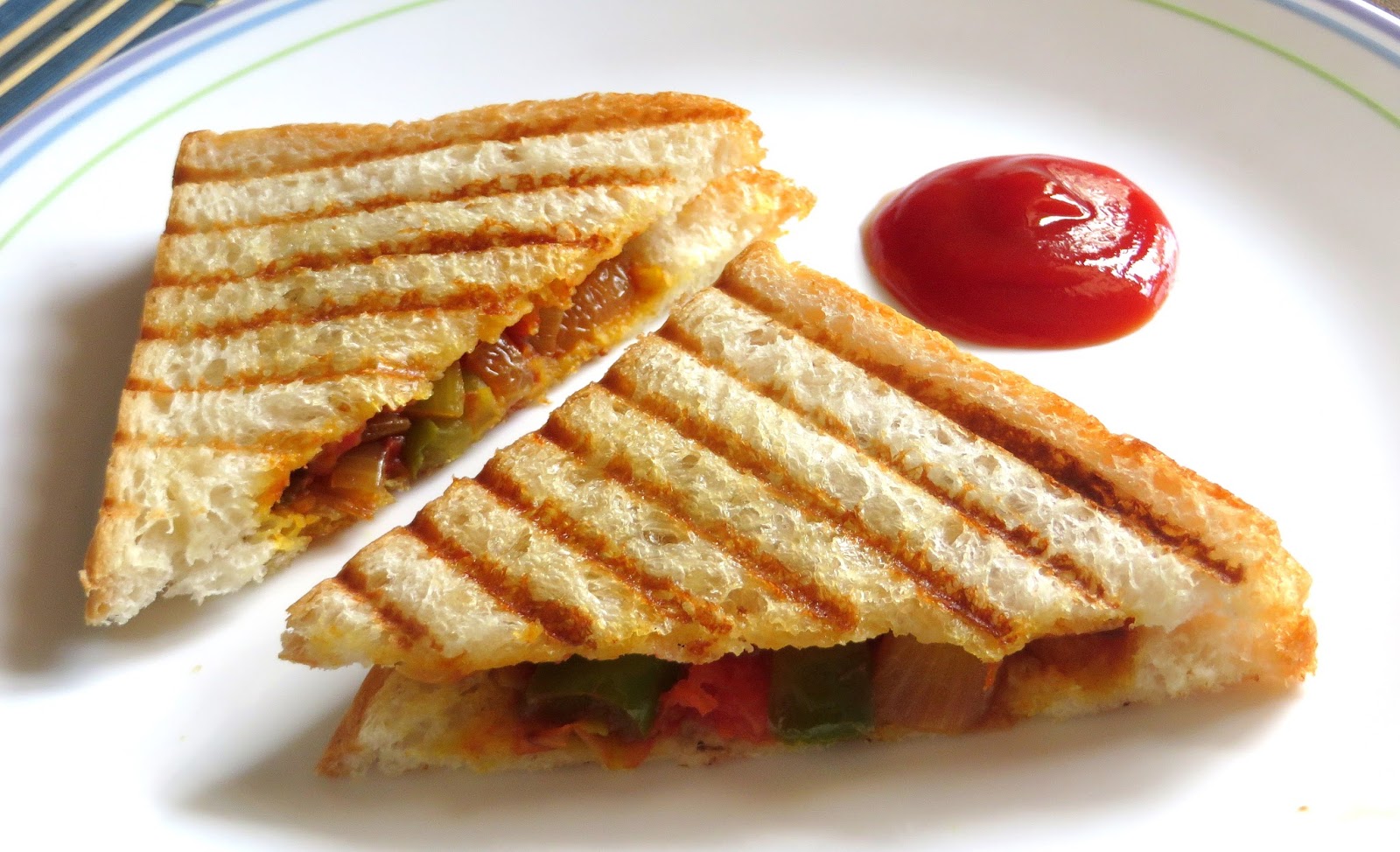 Paajaka Recipes: Spicy Grilled Vegetable Sandwich