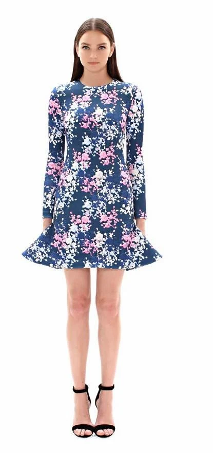 Cynthia Rowley floral flare dress