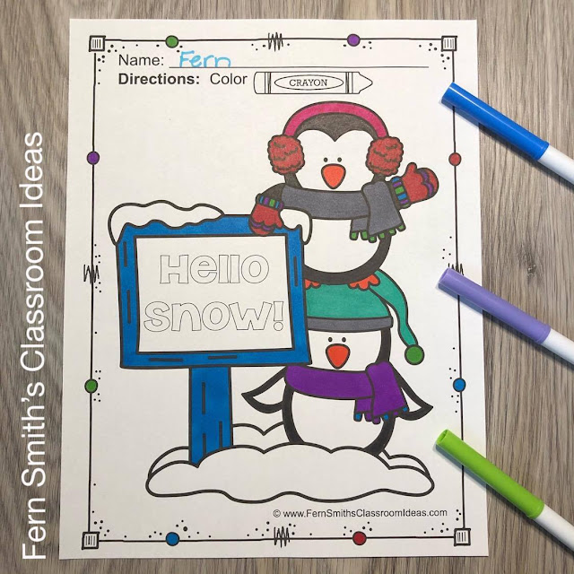 Penguins Coloring Pages - 23 Pages of Penguin Coloring Book Fun By #FernSmithsClassroomIdeas