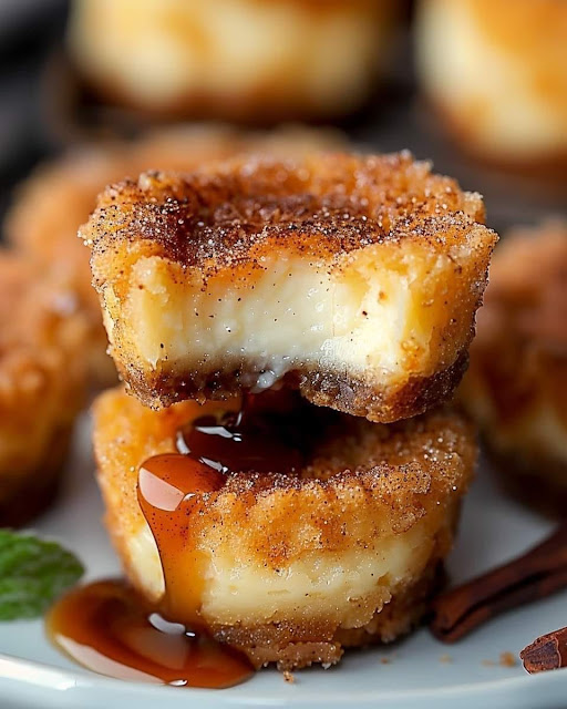 Mini Cinnamon Sugar Cheesecake Bites Recipe