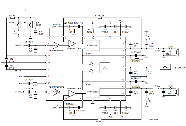 TDA7490 Audio Amplifier 2x25W