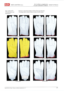 MH CE Driver Gloves 2nd Certificate