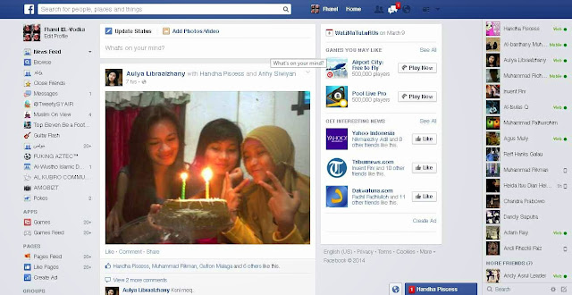 Tips Cara Merubah Tampilan Facebook Terbaru 2014 (Update)