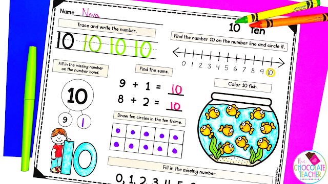 Use these daily math activities as part of your September Activities for first grade to help your students practice and review key concepts.