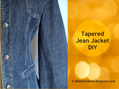 alter your jean jacket or lightweight jacket in just 3 easy steps