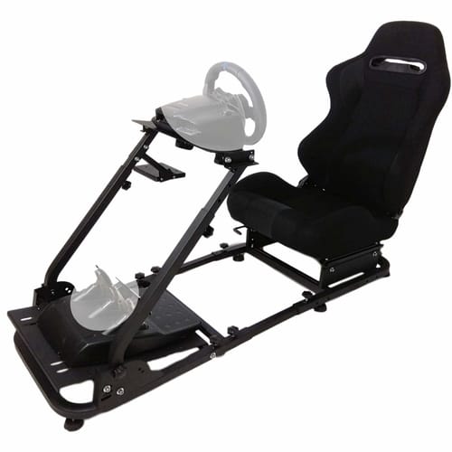 Review Marada Driving Racing SeatSteering Wheel Stand