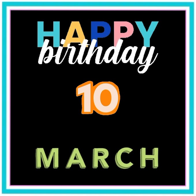 Happy Birthday 10th March customized video clip download