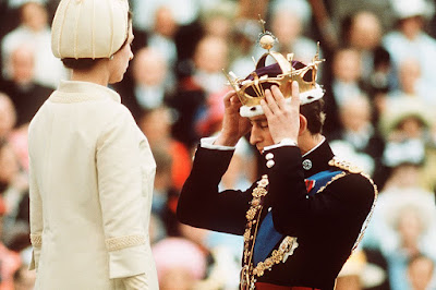 menobatkan Charles sebagai Pangeran Wales, 1969.