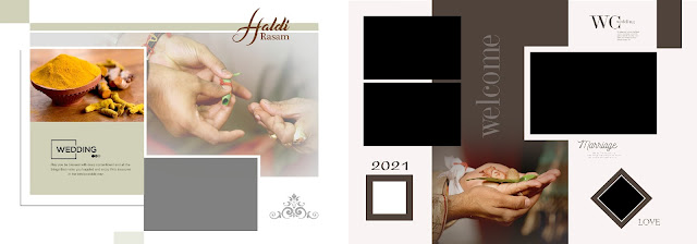 Luxury Wedding Album Design Psd