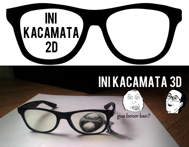 KREATIF: Cara Membuat Kacamata 3D Sendiri dengan Mudah