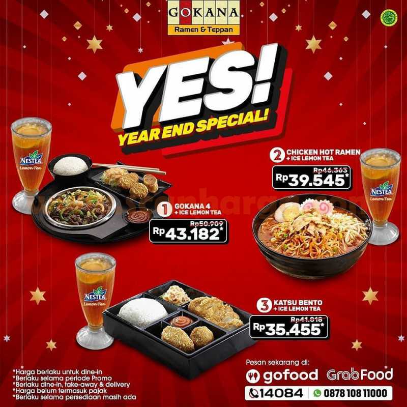 Gokana Paket YES: Promo Year End Special!