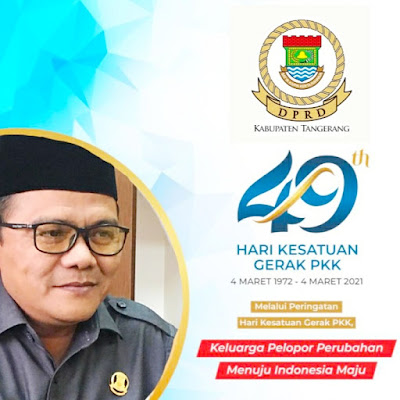 H Kholid Ismail Ketua DPRD Kabupaten Tangerang