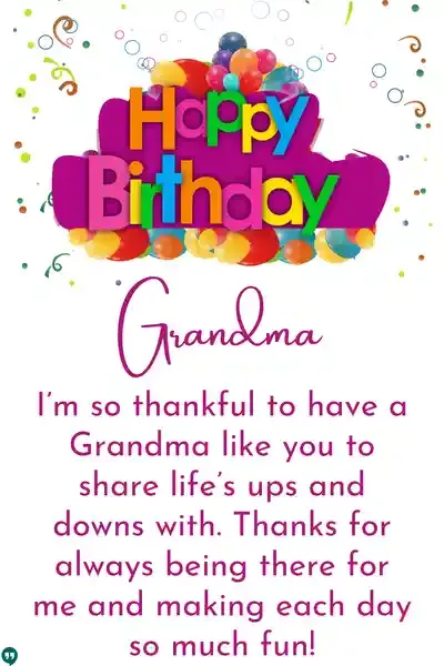 emotional birthday wishes for grandma images