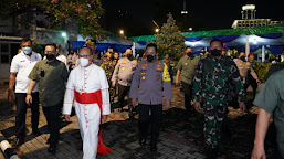  Panglima TNI Tinjau Pengamanan dan Misa Natal 2022