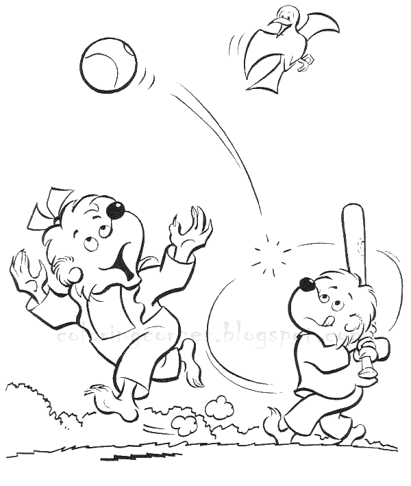Berenstain Bears Coloring Pages 4
