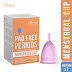 Sirona Reusable Menstrual Cup for Women Pad Free Periods - Medium