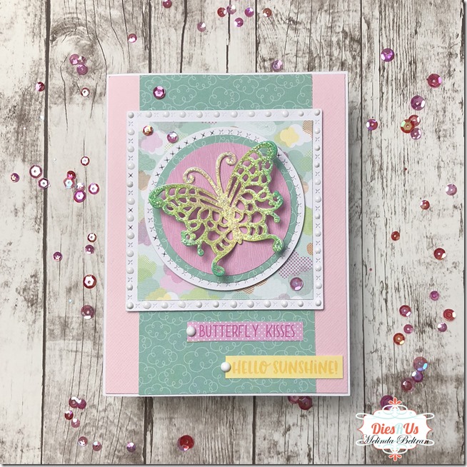 butterfly die card