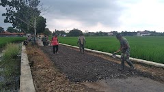 Satgas TMMD Kodim Pekalongan Mulai Kebut Pemadatan Jalan