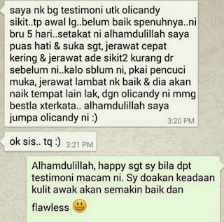 testimoni olicandy 2