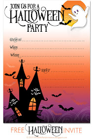 Halloween invitation templates Microsoft Word