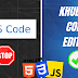 Build code editor for HTML, CSS AND JAVASCRIPT