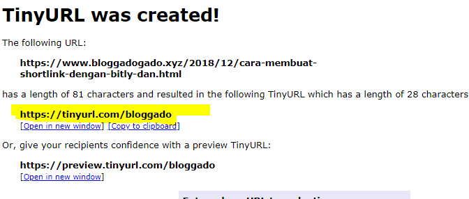 Cara Membuat Shortlink Pemendek Link dengan Bitly dan Cara Membuat Shortlink Pemendek Link dengan Bitly dan