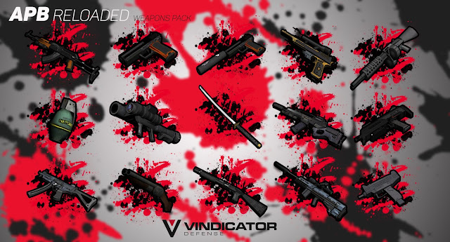 APB Weapons Pack by VindiCaTor for Android GTAAM