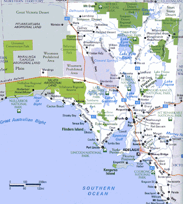 South Australia Region Map