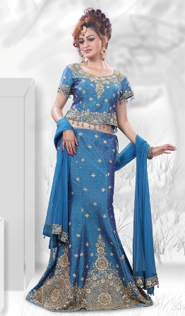 Blue-Art-Wedding-Lehenga-Choli