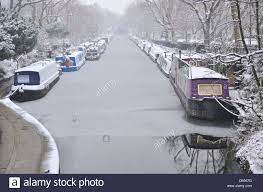 Little Venice, London in winter