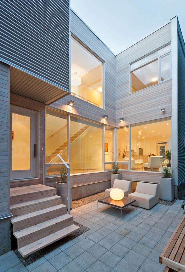 Rumah Keluarga Minimalis Kontemporer Desain Rumah Modern 